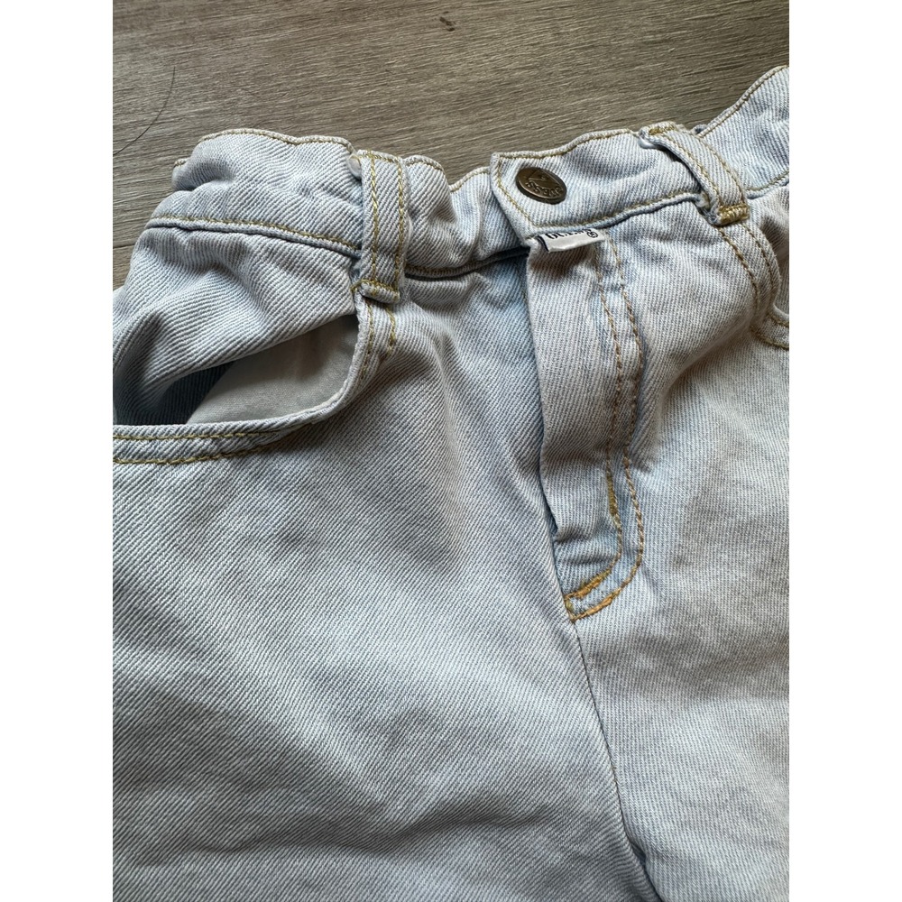 Vintage Baby Guess Light Wash Denim Shorts Size 4Y Button Fly - Picture 5 of 14